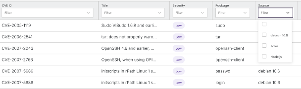 CVE Source Visibility