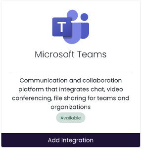 Microsoft Teams Integration